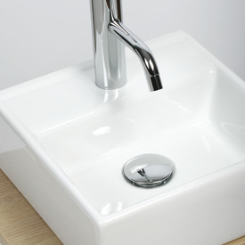 Unique bunnventil, ikke lukkbar, krom