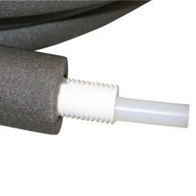 50 meter Uponor universal pex rör-i-rör med isolering til vatten och värme, 22 mm