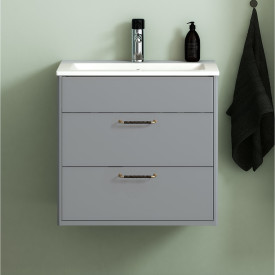 Gustavsberg Graphic möbelpaket, 60x41 cm, varm grå