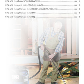 Nilfisk filterposer til Centix 60/60 Premium, 5 stk.