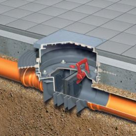 Aco Quatrix k-3f højvandslukker 110 mm