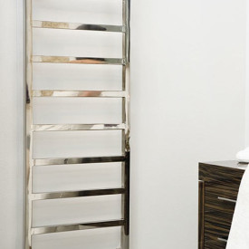 Kriss Upper håndkletørker, kombi, 50x120cm, rustfritt stål