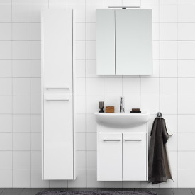 Gustavsberg Nordic3 högskåp, 35x180 cm, vit