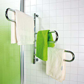 Kriss Flex U håndkletørker, el, 45x75,7 cm, krom