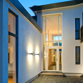 SG Edge udendørs væglampe, 2700K, sort