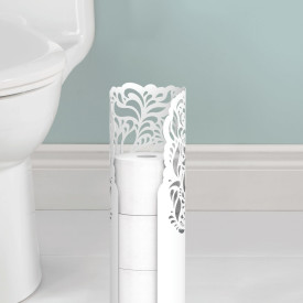 Hefe Rollo reservepapirholder, hvit