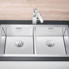 Blanco Claron 400/400 IF/N UXI diskbänk, 86,5x44 cm, rostfritt stål