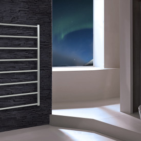 Kriss Polaris håndkletørker, kombi, 60,3x112,2 cm, rustfrit stål