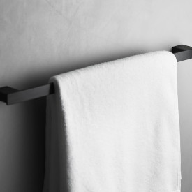 Unidrain Reframe håndklestang, 60,5 cm, sort