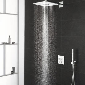Grohe Grohtherm SmartControl dusjbatteri, hvit