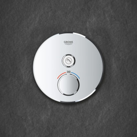 Grohe Grohtherm SmartControl dusjbatteri, krom