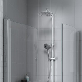 Gustavsberg Round dusjsett, krom