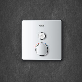 Grohe Grohtherm SmartControl dusjbatteri, krom