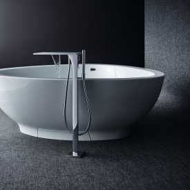 Axor Massaud 1-greps Badekarbatteri, gulvstĂ¥ende, krom