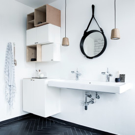 Damixa Arc servantbatteri, krom