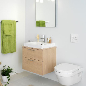 Gustavsberg Artic spegel med belysning, 60x65 cm