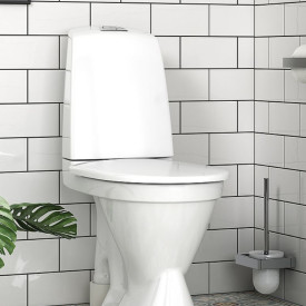 Gustavsberg Nautic 1591 toelett, utan spolkant, rengöringsvänlig, vit