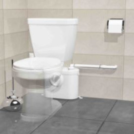 Saniflo Up avloppspump till anslutning av en golvstående toalett