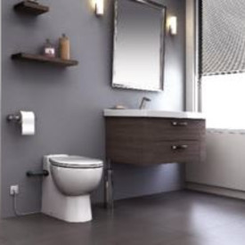 Saniflo Sanicomp Pro Silen Eco+ toalett, vit