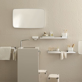 Axor Universal Softsquare handduksstång, krom