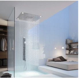 Axor Showersolution ShowerHeaven brusehoved, 72x72 cm, rustfrit stål