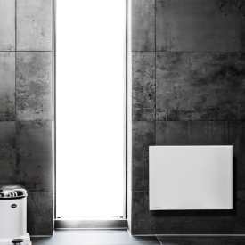 Nobø Top panelovn uten termostat, 1000/W400V, hvit, 10 m²