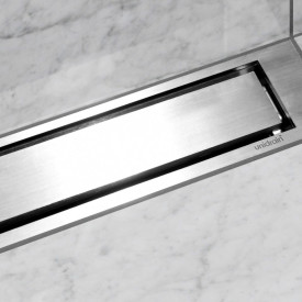 Unidrain HighLine Colour ramme, 700 mm, høyde 12 mm, håndpolert rustfritt stål