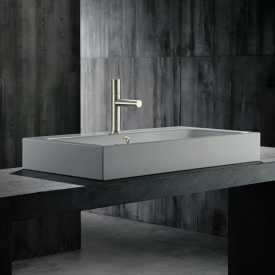 Axor Uno 110 tvättställsblandare, borstad nickel