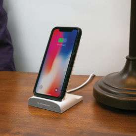 2 st Scosche Qi Dock/Powerbank - vit