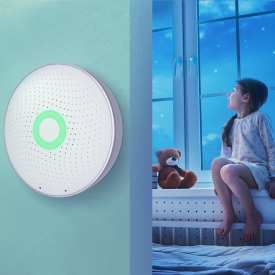 Airthings Wave radon- och luftkvalitetsmätare, vit