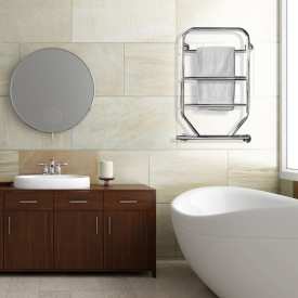 Somatherm Taserud handdukstork, el, 53x81 cm, krom