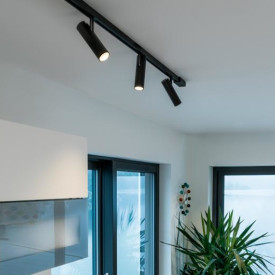 SG Zip Tube Micro 1F skinnespot, 2700K, sort