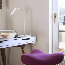 SLV Karpo bordlampe med touch, 6,5W LED, hvid