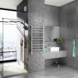 Pax Positiv håndkletørker, kombi, 53x70 cm, krom