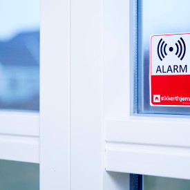 Förebyggande larmdekaler (3-pack), dubbelsidig, UV