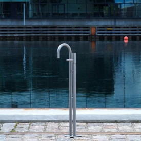 Frostline Duo H30 vattenpost, 90 cm, rostfritt stål