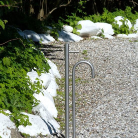 Frostline Duo L30 vattenpost, 79 cm, rostfritt stål