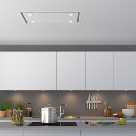 Thermex Newcastle Medio emhætte, loftmonteret, 90x50 cm, hvid