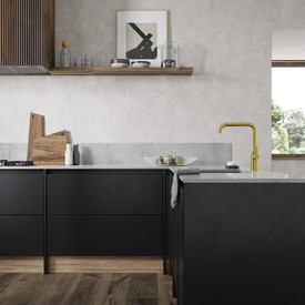 Damixa Silhouet köksblandare, diskmaskinsavstängning, borstad mässing