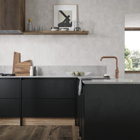 Damixa Silhouet köksblandare, diskmaskinsavstängning, borstad koppar