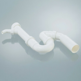 Blanco standard køkkenvandlås 1 1/2", hvid