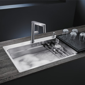 Blanco Etagon 700-IF/A MXI kjøkkenvask, 74x50 cm, rustfritt stål