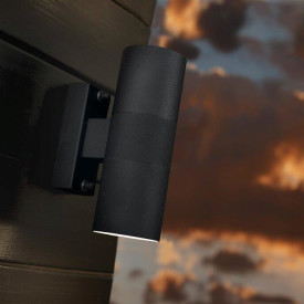 Nordlux Tin 2 utelys vegg, sort