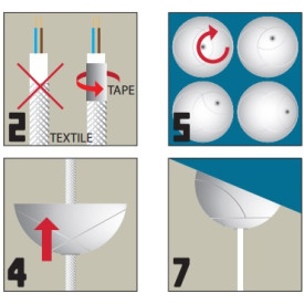 Dyberg Larsen Rosetta baldakin for skråtak