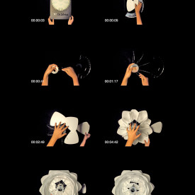 Umage Silvia lampeskjerm, stål, Ø45 cm