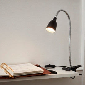 Nielsen Light Kobra klemmelampe, sort