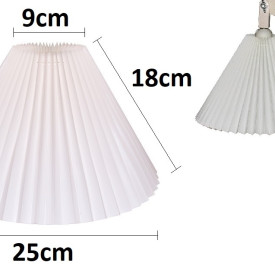 Plisseskærm væg/pendel, H18 cm