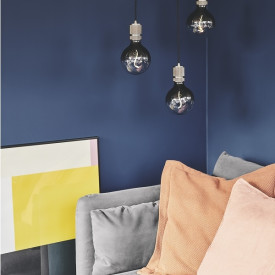 Halo Design Colors Soft Light E27 globepære, røykfarget