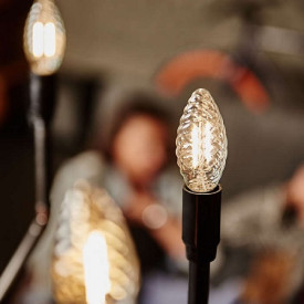 Philips CorePro E14 mignonpære, vridd, 2700K, 2W