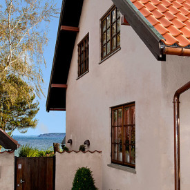 Plastmo bøjning 70 grader / 90 mm, kobber